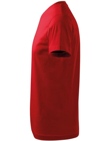 Tričko unisex Heavy V-neck 111 červená