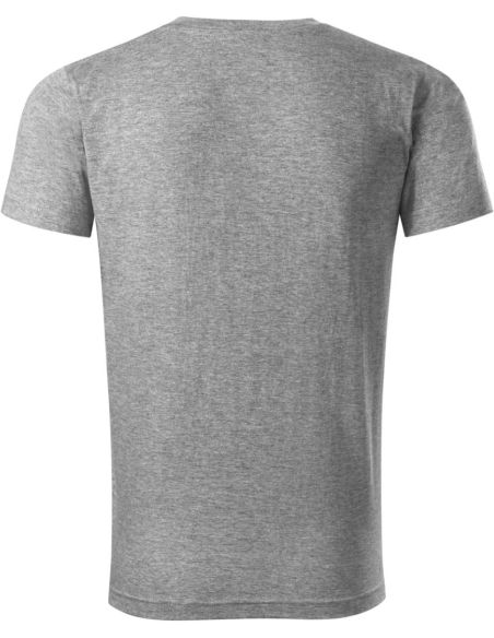 Tričko unisex Heavy V-neck 111 tmavosivý melír