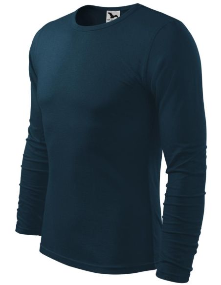Tričko pánske Fit-T LS 119 tmavomodrá