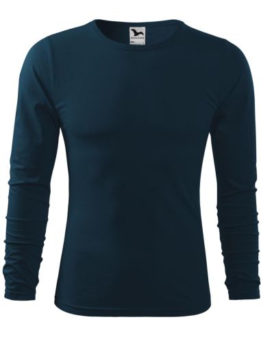 Tričko pánske Fit-T LS 119 tmavomodrá