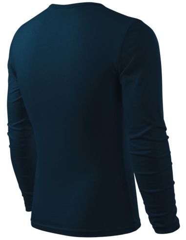 Tričko pánske Fit-T LS 119 tmavomodrá