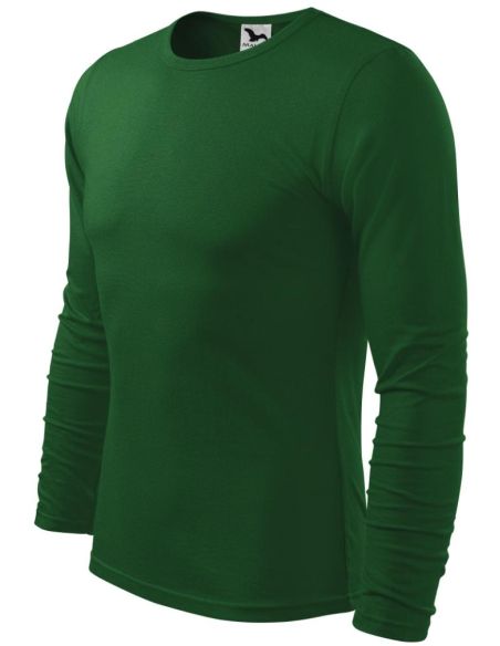 Tričko pánske Fit-T LS 119 fľaškovozelená