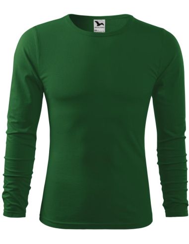 Tričko pánske Fit-T LS 119 fľaškovozelená