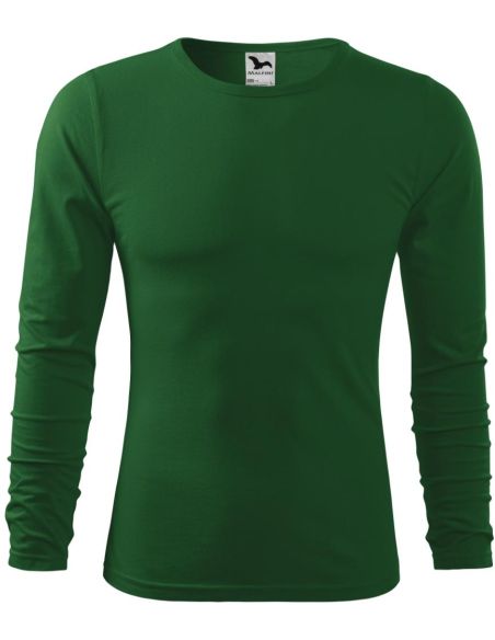 Tričko pánske Fit-T LS 119 fľaškovozelená