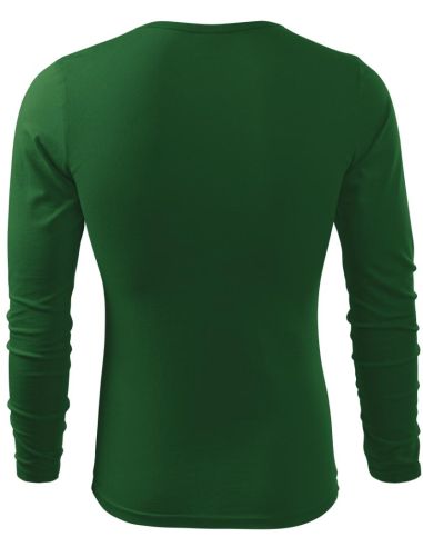 Tričko pánske Fit-T LS 119 fľaškovozelená