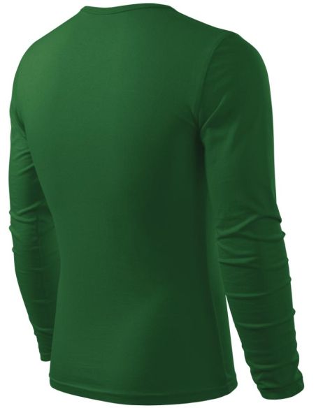 Tričko pánske Fit-T LS 119 fľaškovozelená