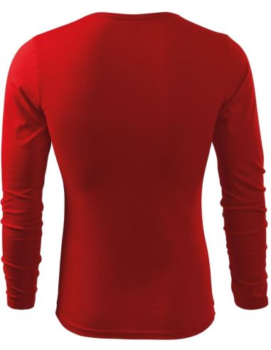 Tričko pánske Fit-T LS 119 červená