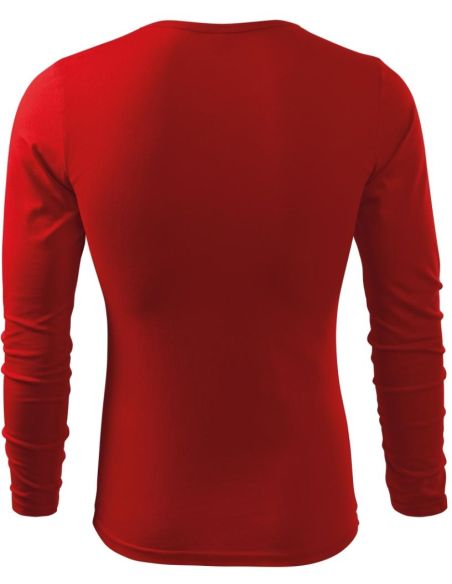 Tričko pánske Fit-T LS 119 červená