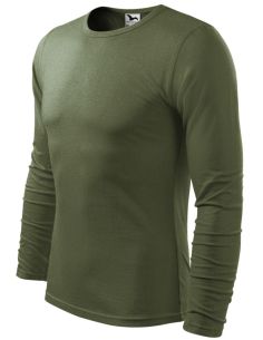 Tričko pánske Fit-T LS 119 khaki