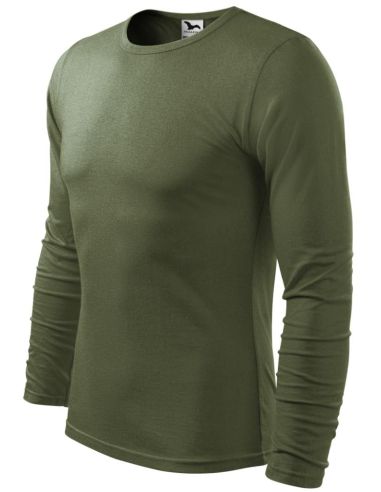 Tričko pánske Fit-T LS 119 khaki