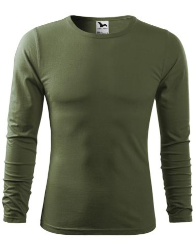 Tričko pánske Fit-T LS 119 khaki