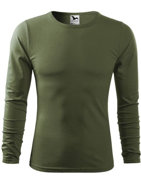 Tričko pánske Fit-T LS 119 khaki