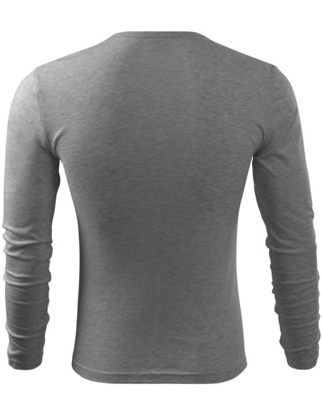 Tričko pánske Fit-T LS 119 tmavosivý melír