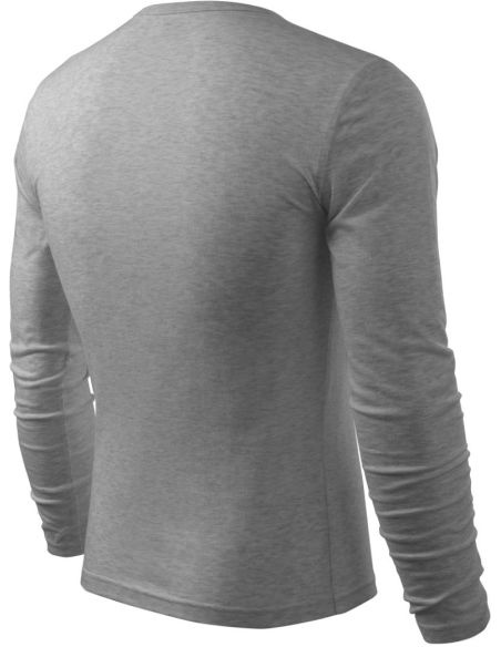 Tričko pánske Fit-T LS 119 tmavosivý melír