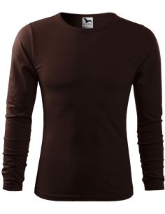 Tričko pánske Fit-T LS 119 kávová 2