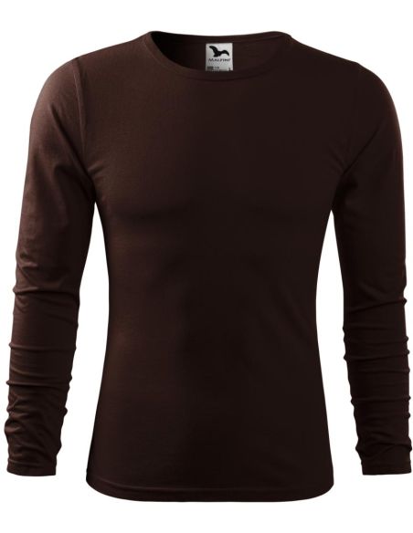 Tričko pánske Fit-T LS 119 kávová