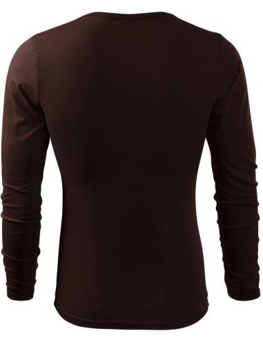 Tričko pánske Fit-T LS 119 kávová