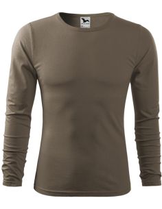 Tričko pánske Fit-T LS 119 army 2