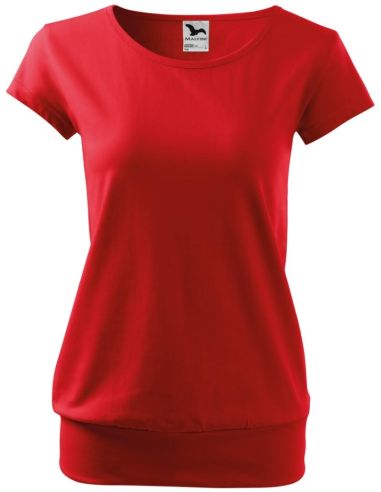 Tričko dámske City 120 červená