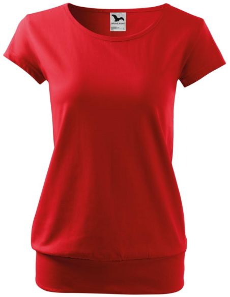 Tričko dámske City 120 červená