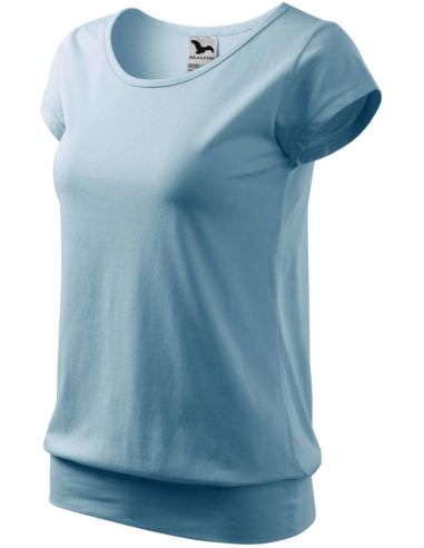 Tričko dámske City 120 nebeská modrá