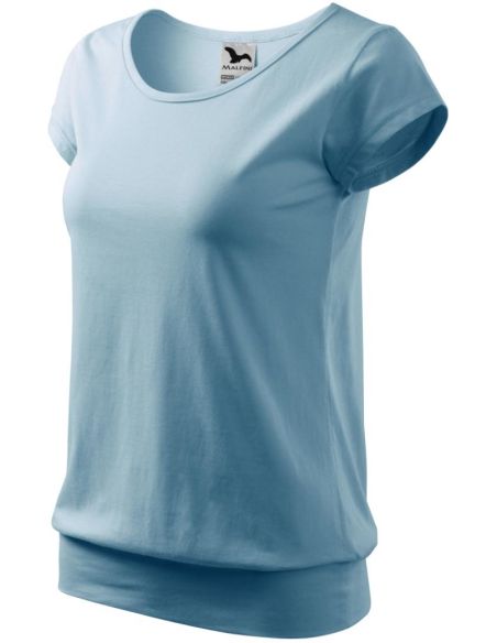 Tričko dámske City 120 nebeská modrá