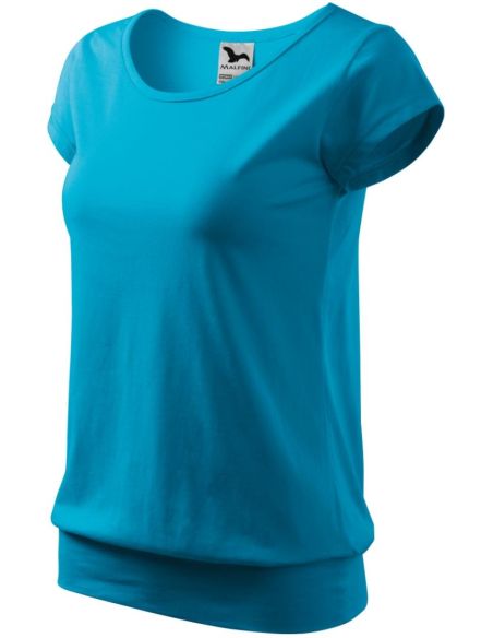 Tričko dámske City 120 tyrkysová