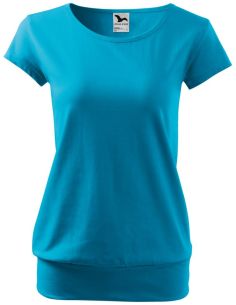 Tričko dámske City 120 tyrkysová 2