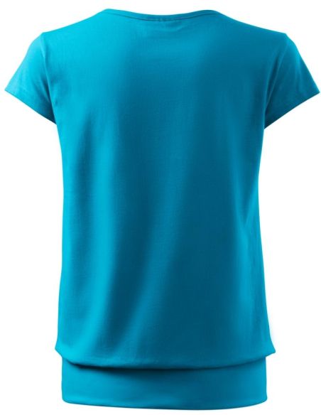 Tričko dámske City 120 tyrkysová