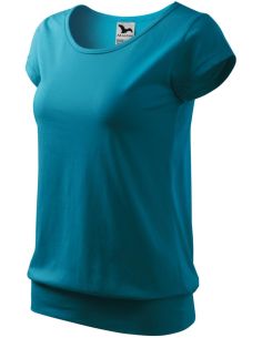 Tričko dámske City 120 tmavý tyrkys