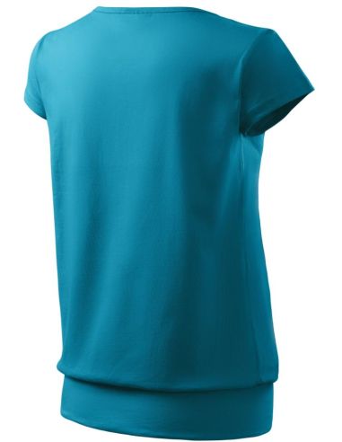 Tričko dámske City 120 tmavý tyrkys