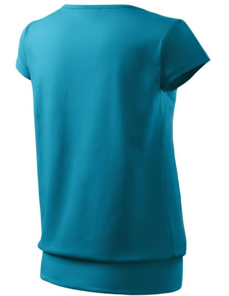 Tričko dámske City 120 tmavý tyrkys