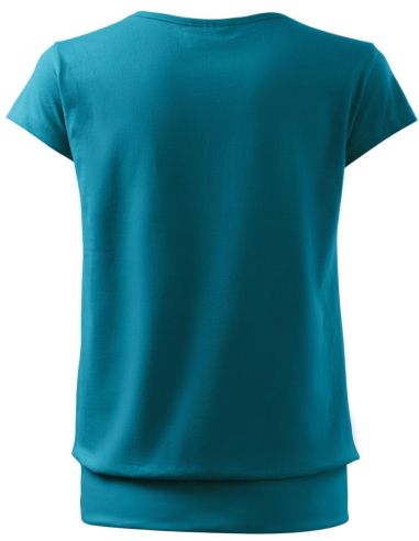 Tričko dámske City 120 tmavý tyrkys