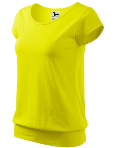 Tričko dámske City 120 citrónová