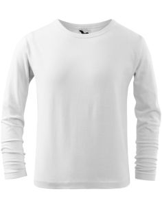 Tričko detské Fit-T LS 121 biela 2