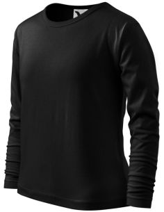 Tričko detské Fit-T LS 121 čierna