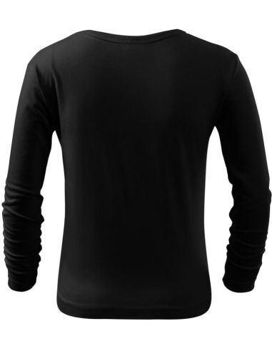 Tričko detské Fit-T LS 121 čierna