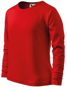 Tričko detské Fit-T LS 121 červená