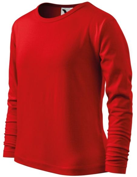 Tričko detské Fit-T LS 121 červená