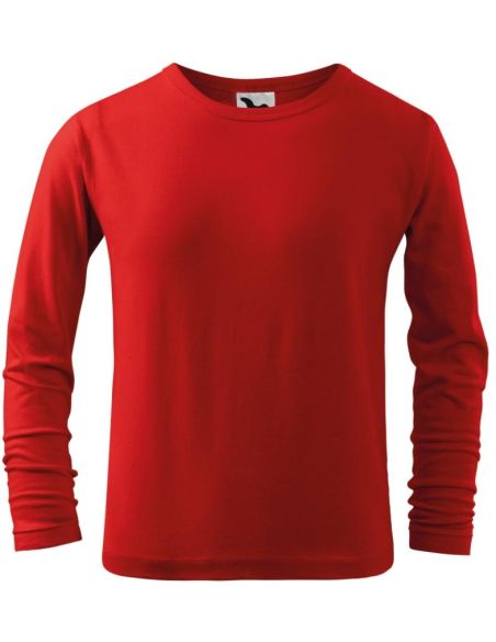 Tričko detské Fit-T LS 121 červená