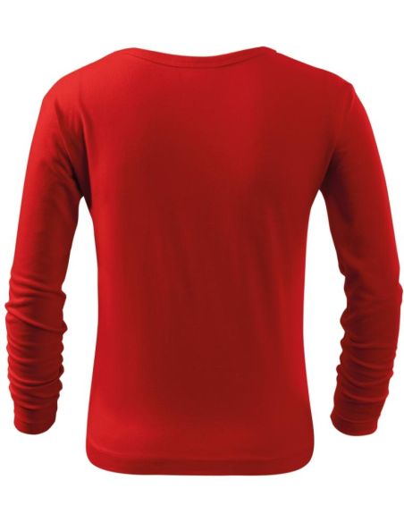 Tričko detské Fit-T LS 121 červená