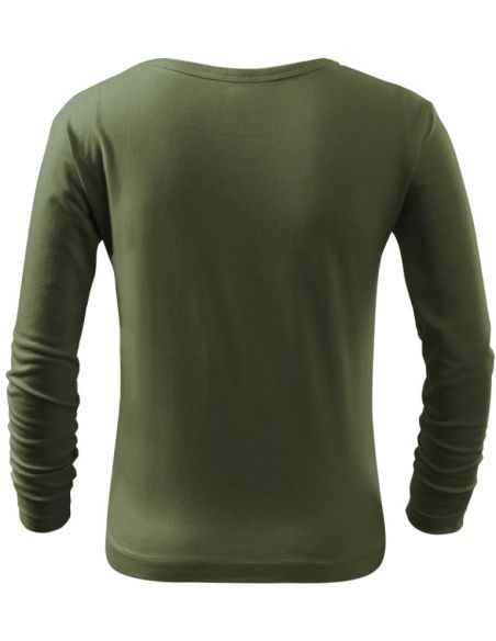 Tričko detské Fit-T LS 121 khaki