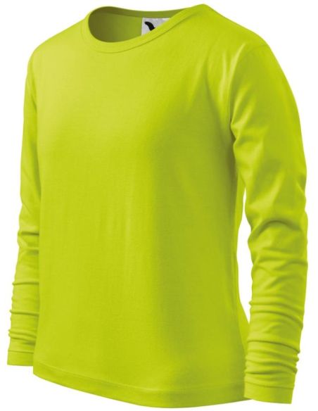 Tričko detské Fit-T LS 121 limetková