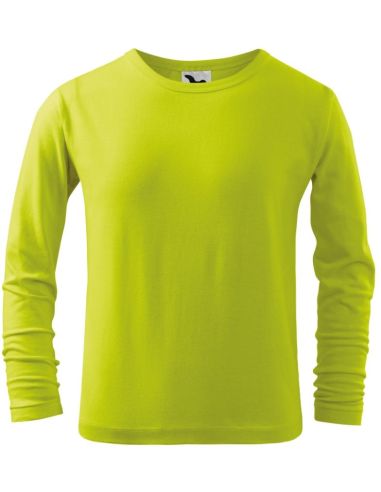 Tričko detské Fit-T LS 121 limetková