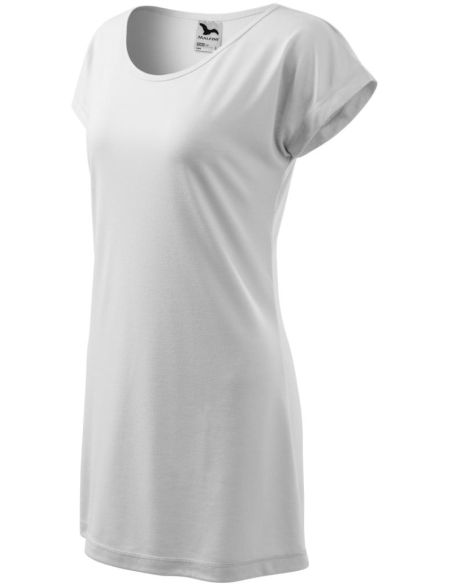 Tričko/šaty dámske Love 123 biela