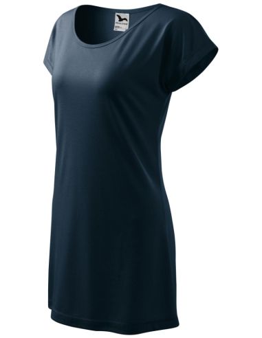 Tričko/šaty dámske Love 123 tmavomodrá