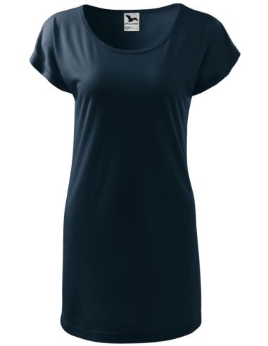 Tričko/šaty dámske Love 123 tmavomodrá