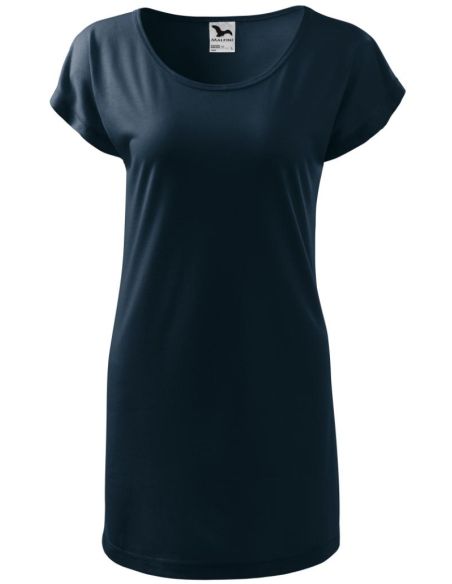 Tričko/šaty dámske Love 123 tmavomodrá