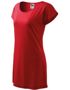 Tričko/šaty dámske Love 123 červená