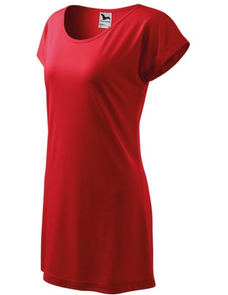 Tričko/šaty dámske Love 123 červená